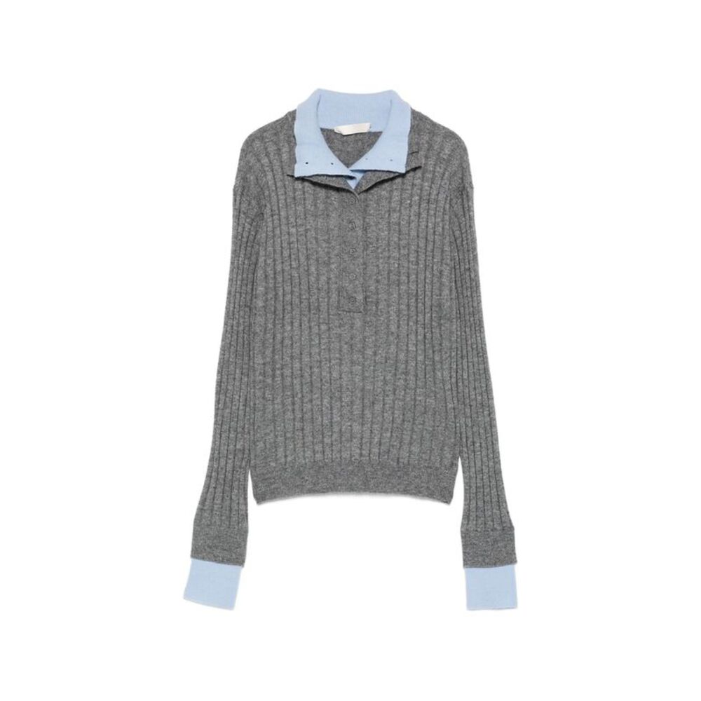 Eleh Grey Tops - Polo Tops Women